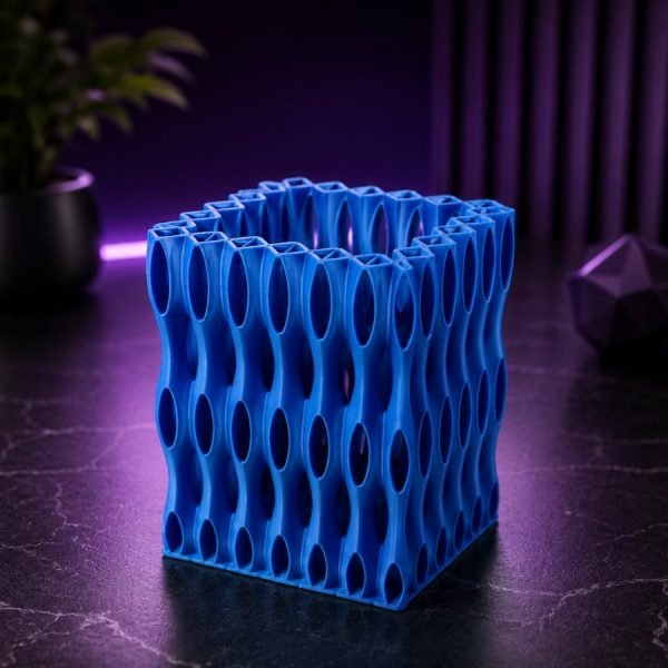 Wavy Lattice Pen Holder